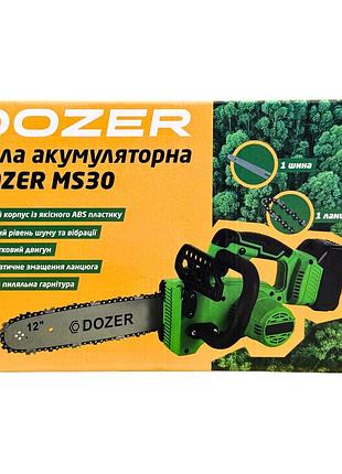 Пила аккумуляторная "dozer" ms30 6