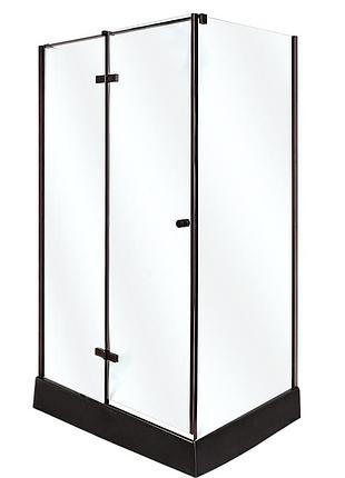 Душевая кабина insana adriana black m 100х80х210 мелкий поддон 14см ( а0051343 )