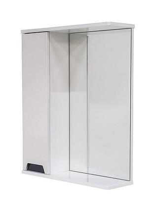 Зеркало с шкафчиком poli 60 l сливки браш левое (а0051258)