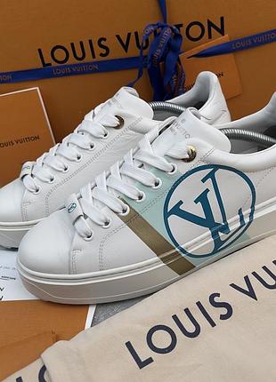 Louis vuitton time out sneakers женские кроссовки кожа оригинал 39 eur