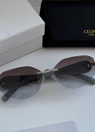 Жіночі сонцезахисні окуляри celine (селін), брендові premium окуляри від сонця на середнє обличчя, uv400