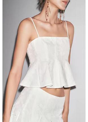 Спідниця zara, та топ zara