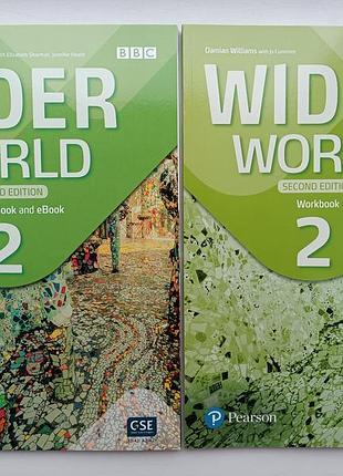 Комплект wider world 2nd edition 2 student book + workbook 
международная версия