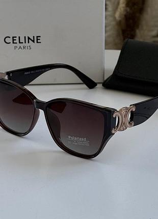 Женские солнцезащитные очки celine (селин), брендовые солнцезащитные очки премиум-класса для среднего типа лица, uv400