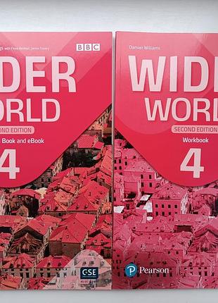 Комплект wider world 2nd edition 4 student book + workbook 
международная версия