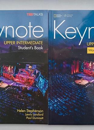 Комплект з англійської мови keynote upper-intermediate student's book with dvd-rom + workbook with audio cds (підручник + зошит + диски)