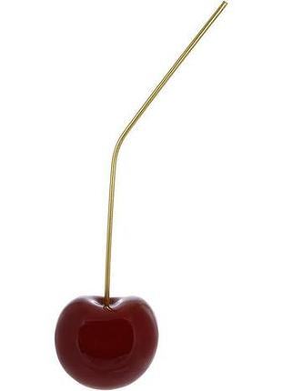 Декоративний елемент "cherry" 13х10.5х47см, полістоун, метал, вишня
