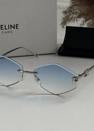 Жіночі сонцезахисні окуляри celine (селін), брендові premium окуляри від сонця на середнє обличчя, uv400