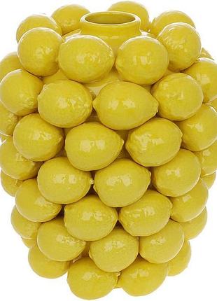 Ваза lemon фарфоровая декоративная, 40см, диаметр 28см