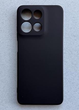 Motorola moto g15 чехол wave colorful case black tpu силиконовый противоударный чёрный накладка панель бампер