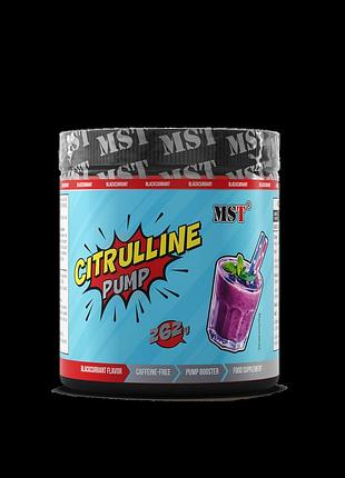 Аминокислота цитруллин mst citrulline pump 262 grams со вкусом черная смородина