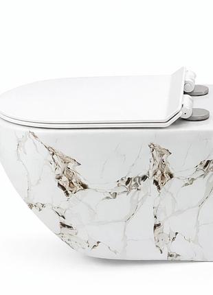Унитаз подвесной mica trn jl 52.5*36*36 ( а0061081 )