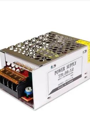 Блок живлення oem tr36-12 12в 36вт 3a ip20