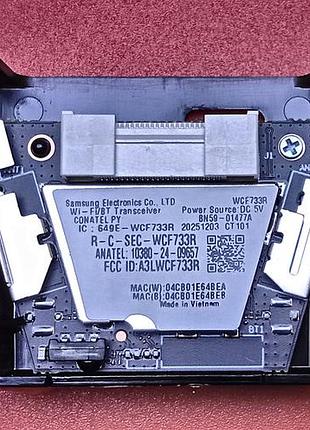 Модуль wifi + bt wcf733r power button/wifi module bn59-01477a телевізора samsung ue32f6000f
