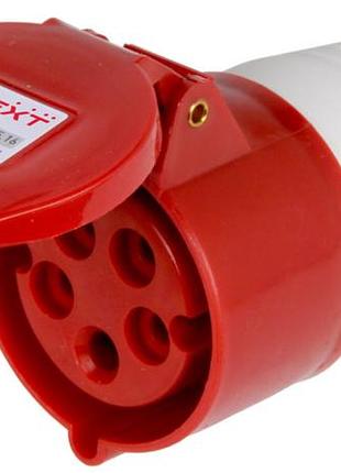 Силова розетка переносна e.socket.pro.5.16, 5п., 380в, 16а (215)