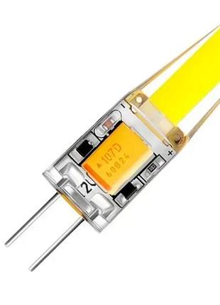 Світлодіодна лампа biom g4 3.5w 1507 3000k ac/dc12