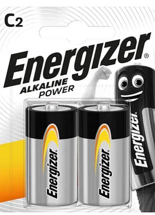 Батарейка energizer alkaline power c-c2 уп