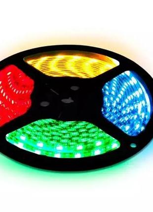 Светодиодная лента 14,4 вт oem st-12-5050-65-rgb-65, герметичная, 1м