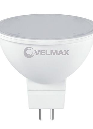 Светодиодная led лампа velmax v-mr16 6w gu5.3 3000k 21-14-30-2