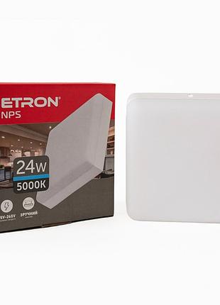¶светодиодный светильник etron 1-emp-781 nps 24w 5000к ip20 квадрат