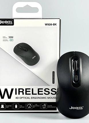 Беспроводная компьютерная мышка jedel w926-bk