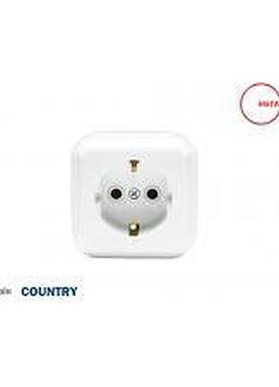 Розетка 1-я ж/к снаружи country мегатек mtc-0109-003