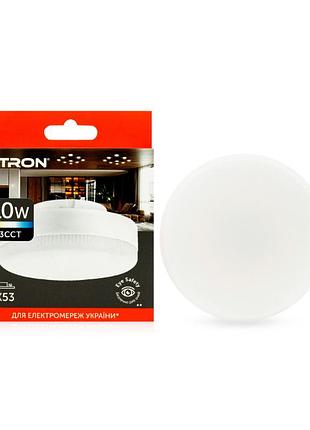 Светодиодная лампа 1-elp-810 10w 3cct 220v gx53 тм etron