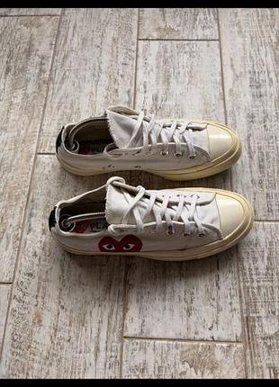Оригінальні кеди converse x comme des garçons play chuck 70 low розмір 39