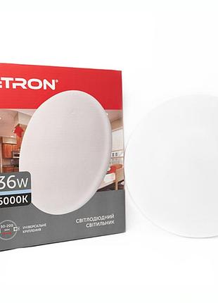 Світлодіодний світильник etron decor 1-edp-617 36w 5000к ір20 круг