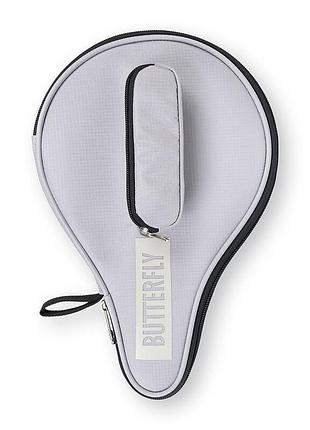 Чехол для ракетки butterfly racket case easy с отделением для мячей grey (9079301619)