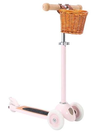 Триколісний самокат banwood scooter pink