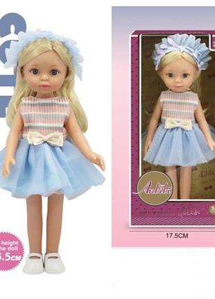 Кукла арт. wx258-4 (36шт/2) в стильном наряде, 35 см короб. 17.5*10.5*36 см