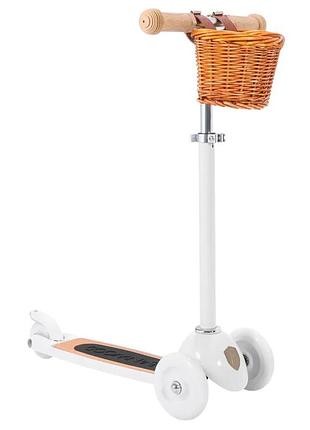 Трехколесный самокат banwood scooter white