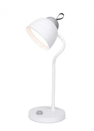 Лампа настільна quantum sorento led tl1020 з акумулятором 18650 3600mah 5вт 5w 4100к type-c з дімеро