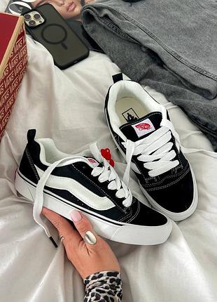 Кросівки vans knu old skool black / white