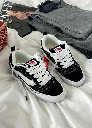 Кросівки vans knu old skool black / white