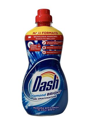 Плямовивідник в рідині dash для білих тканин diamond bright smacchiatore 800мл