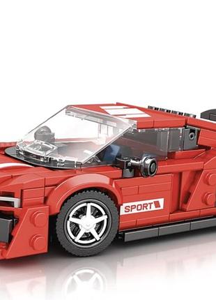 Конструктор reobrix 681 audi r8- суперкар audi з 413 деталями, для дітей від 14 років