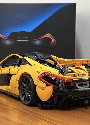 Конструктор technic mclaren p1 спортивний автомобіль жовтий суперкар макларен