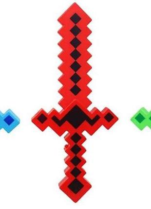 Меч minecraft mw2222 свет, звук 38 х 17 см