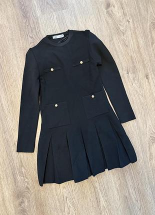 Чорна сукня zara s