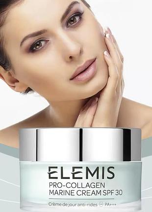 Elemis pro-collagen marine cream spf30 pa+++ 50 мл антивіковий крем для обличчя зволоження ліфтинг захист від сонця