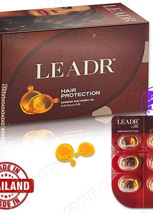Несмываемые витаминные капсулы для восстановления волос leadr ginseng and honey oil 6 капсул