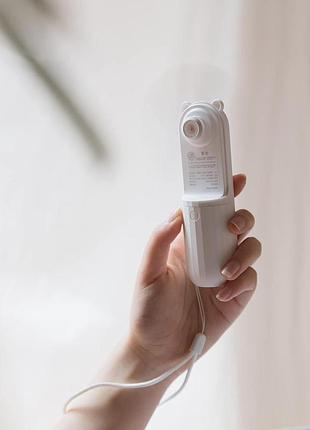 Мини вентилятор senelux 2500mah портативный аккумуляторный usb до 24 часов работы для дома офиса