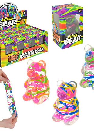 Антистрес yabbadabba арт. yd2575 (72шт) ведмедик 9см 12шт дисплей бокс 25х17х10 см