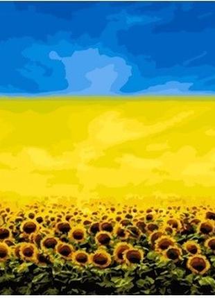 Картина рисование по номерам украинский пейзаж украина - это я 40х50 rainbow art gx44814