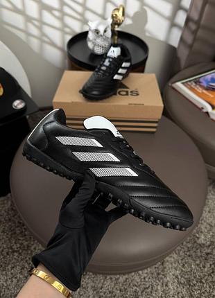 Мужские бутсы adidas goletto viii tf black white
