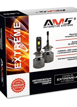 Супер яркие! штатные led лампы h7 светодиодные ams extreme-f h7 240w 5500k 20000lm 12v оманка canbus белый свет