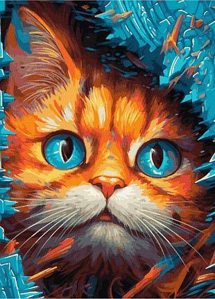 Картина по номерам рыжий котенок 40х50см rainbow art gx47372