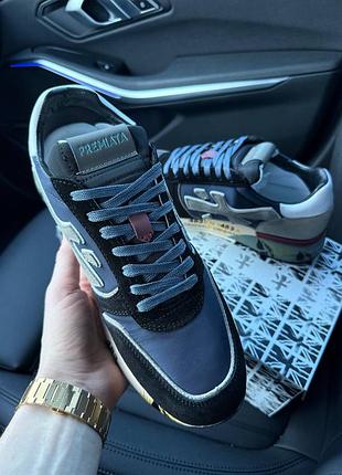 Premiata mick black blue grey 3